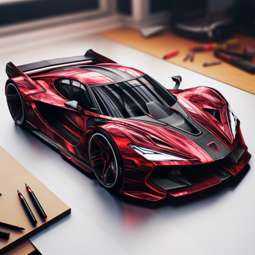 Hypercar concept art drawing Hypercar concept art drawing