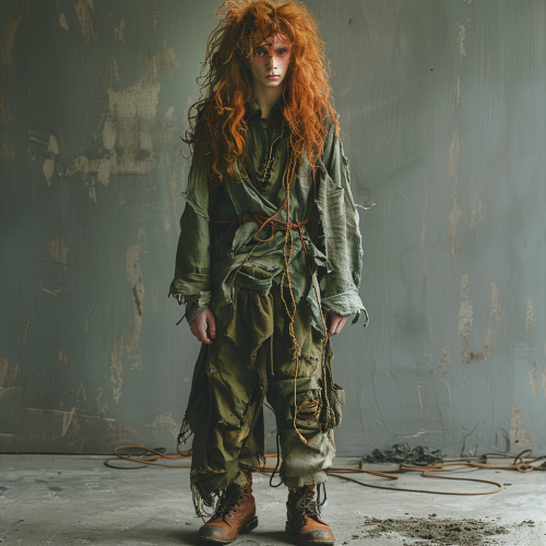 Sad Impoverished Teenaged Boy Image