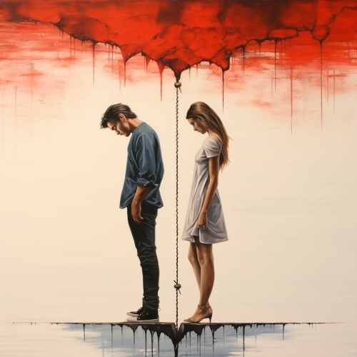 Image depicting the indecision in love