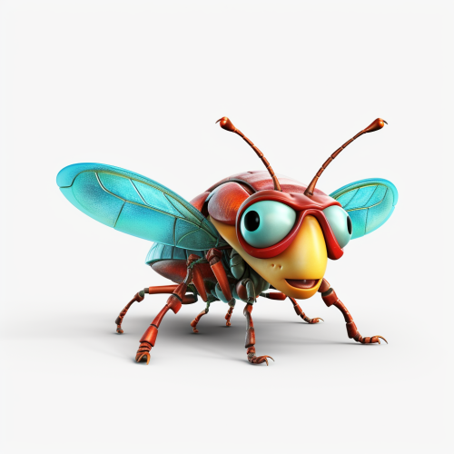 Pixar-style 3D Insect Animation