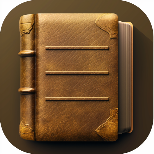 Simple instructional manual icon