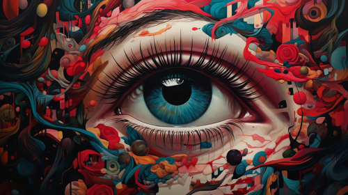 Person disappearing into darkness