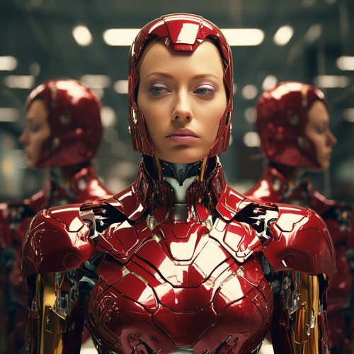 Reflective Ironman as Queen