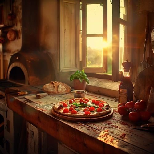 Wood Fired Oven Margherita Pizza Wood Fired Oven Margherita Pizza