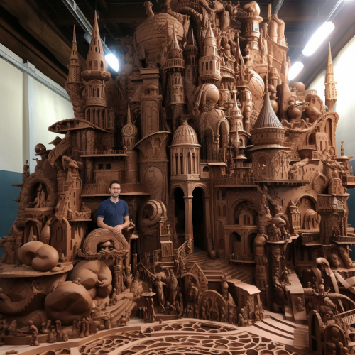 Delicious chocolate-covered Italian historical monument