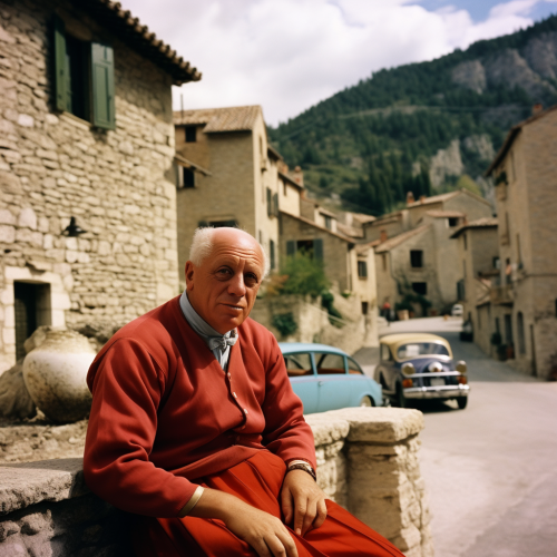 Charming Italian village landscape