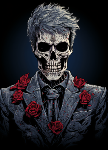 Jack in Silver Gothic Robe with Mysterious Aura