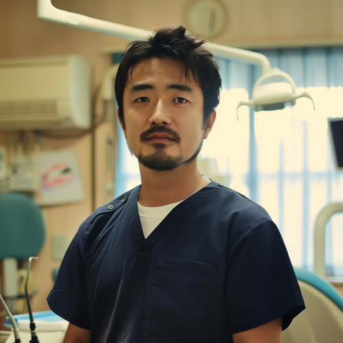 Japanese dentist 38 years old