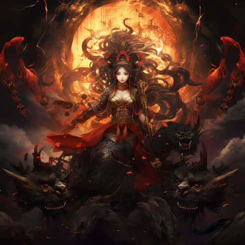 Japanese Mythology Anime Deity Image