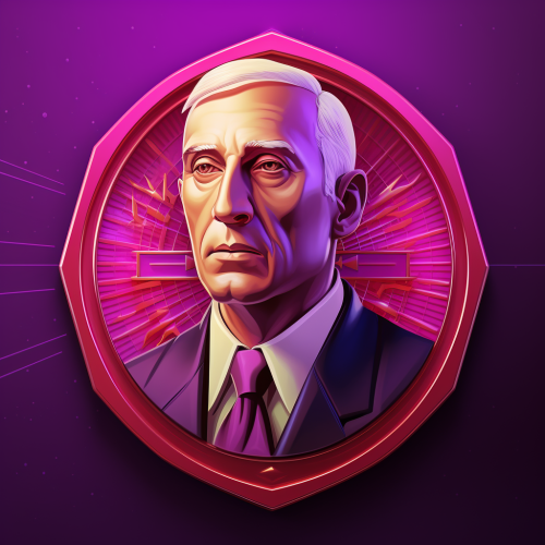Jawaharlal Nehru Badge with Synthwave Vibes