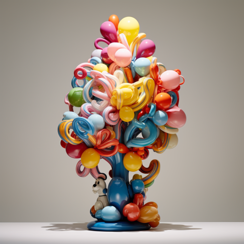 Colorful Balloon Sculpture by Jeff Koons