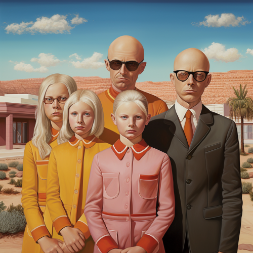 Happy family enjoying Australian setting