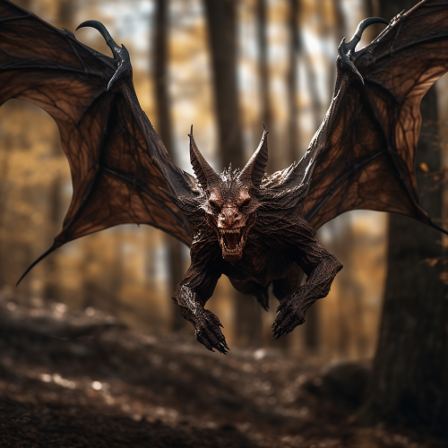 Jersey Devil Flying Cinematic Lighting