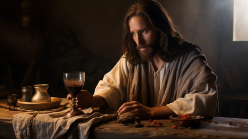 Painting of Jesus and his Apostles