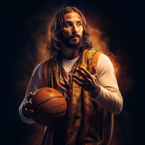 Jesus Christ NBA Logo Image