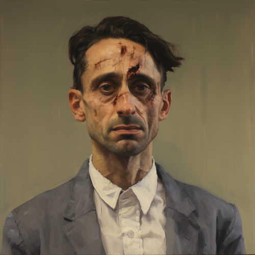 Portrait of a Jew with a Massacred Face