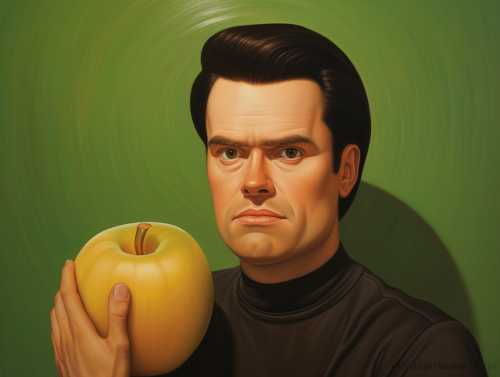 Famous Jim Carey painting by Fernando Botero