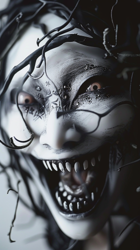 Jinju Ito's chilling faces artwork