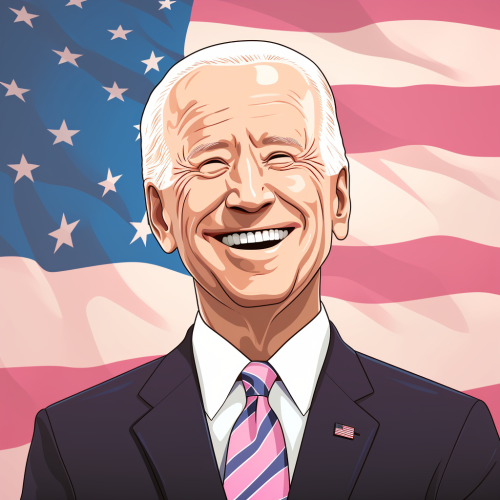 Illustrated image of Joe Biden Illustrated image of Joe Biden