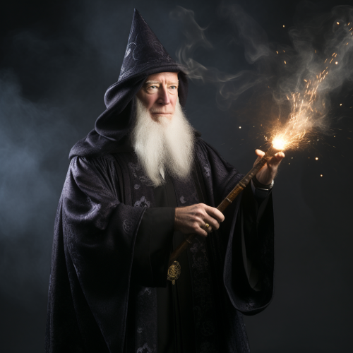 Joe Biden as a wizard