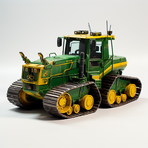 Transformed John Deere Dozer in green