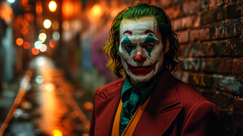 Cinematic Joker Thriller Film Style