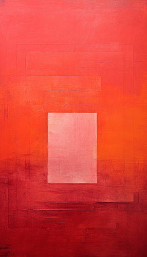 Colorful abstract painting inspired by Josef Albers and Rothko