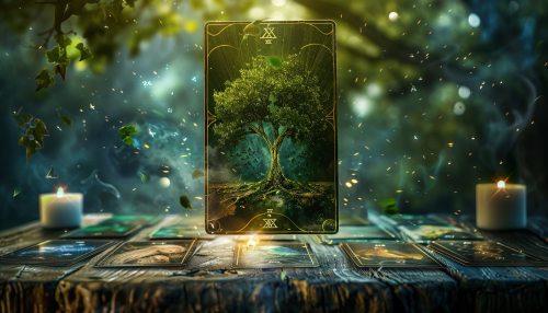 Kabbalistic Tree Tarot Cards UI
