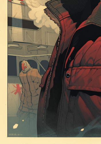 Kanye West Album Cover Artwork Illustration