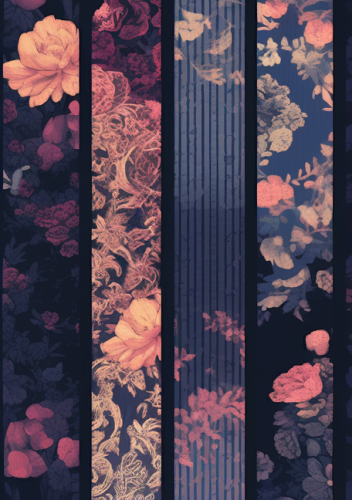 Gritty street art depicting Kanye West's albums