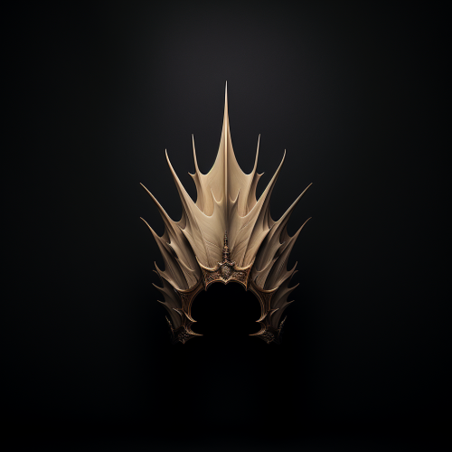 Minimalist kings crown shell image