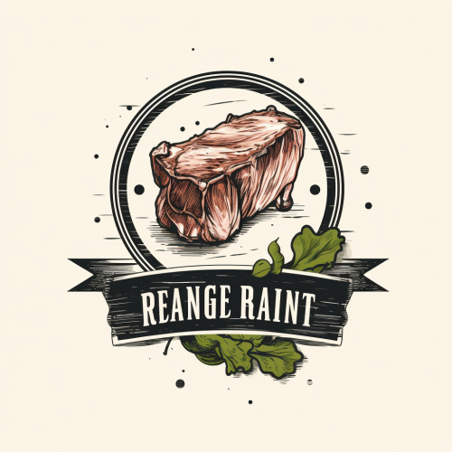 Kitchen knife piercing juicy ribeye steak