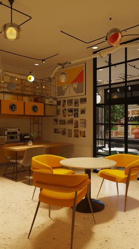 Retro Kodak Pop-Up Store Design