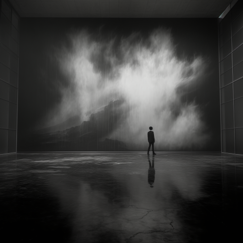 Korean Man Smoky Room