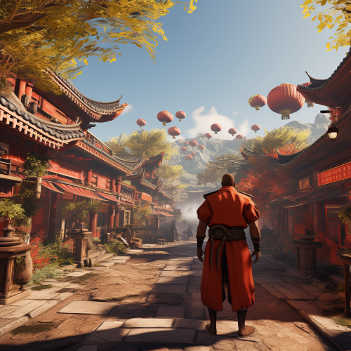 Screenshot of Kung Fu Master 2023 Remake