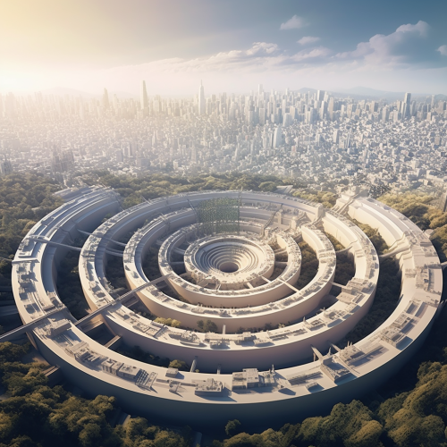 CipherLoop Capital labyrinth-mobius design with 'C'