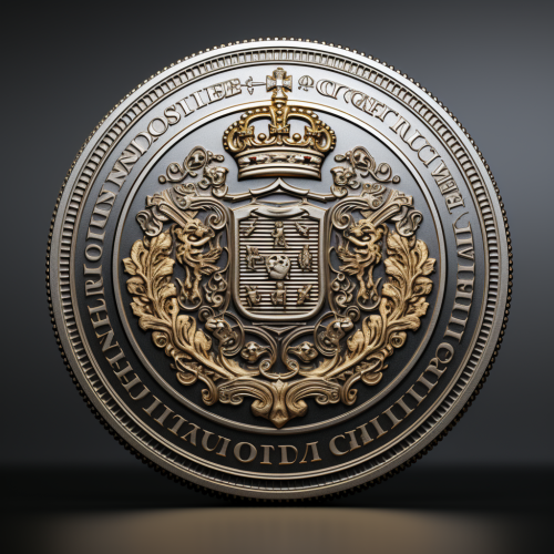 3D model of a large coin 3D model of a large coin