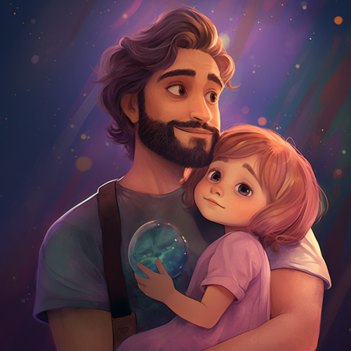 Greg holding small Sophia