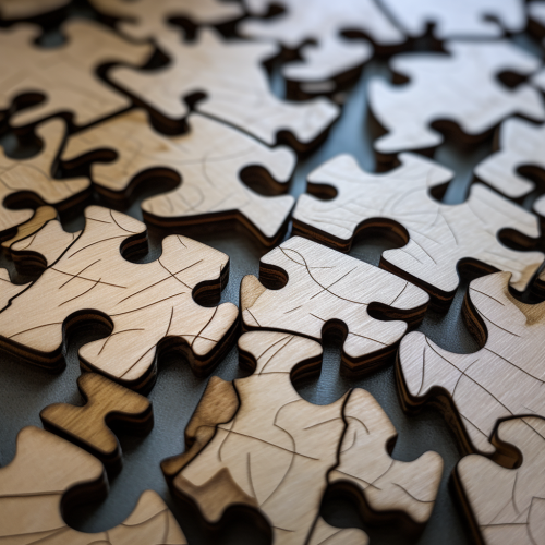 Laser Engraved Puzzle Pieces - Unlocking Imagination Laser Engraved Puzzle Pieces - Unlocking Imagination
