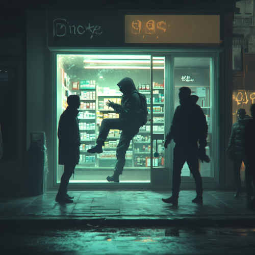 Pharmacy Break In Scene Shocking Pharmacy Break In Scene Shocking