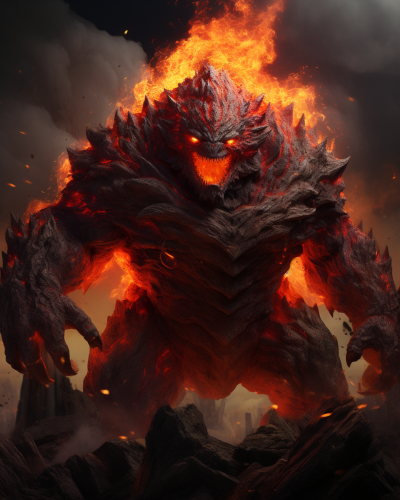 Epic Lava God Monster