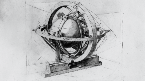 Leonardo da Vinci Gyroscope Sketch