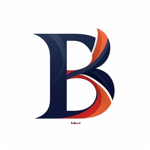 Simple letter B sports logo design