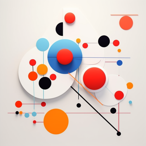 vibrant life with geometric shapes vibrant life with geometric shapes