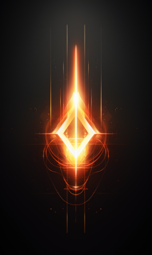 Minimalistic Abstract Word Representation in Light & Magic