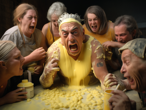 Till Lindemann at Concrete Eating Contest