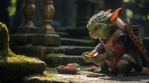 Lizardfolk Tribe Offering at Jungle Temple