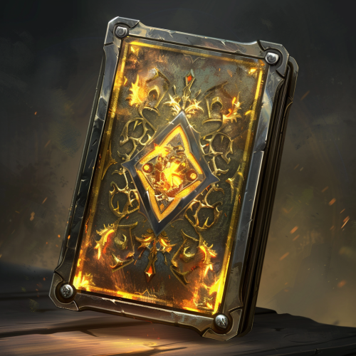 Locked card asset for gaming