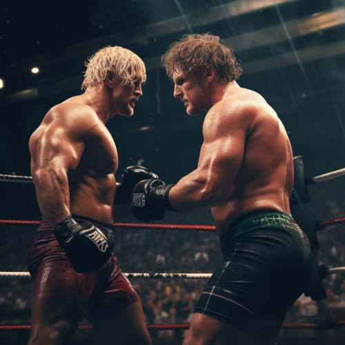 Logan Paul and Brock Lesnar clash in WWE ring