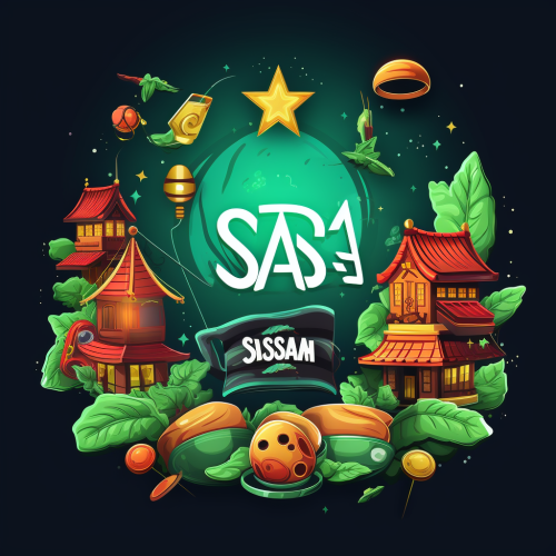 Logo showcasing various products for sale